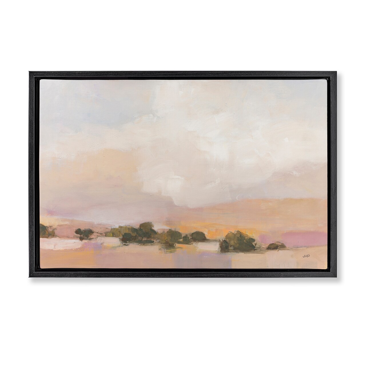 Stupell Industries Pastel Landscape Abstraction Floating Frame By Julia Purinton